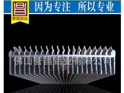 铝散热器厂家加工方形梳子铝型材散热器 LED铝路灯散热器图3